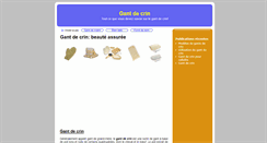 Desktop Screenshot of gantdecrin.com